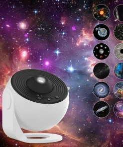 360° Rotating Galaxy Star Projector Night Light