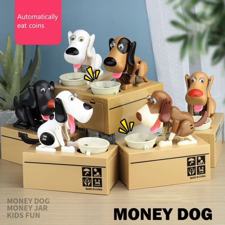 Adorable Electronic Doggy Piggy Bank for Kids & Adults