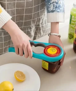 4-in-1 Ergonomic Jar & Bottle Opener for Weak Hands