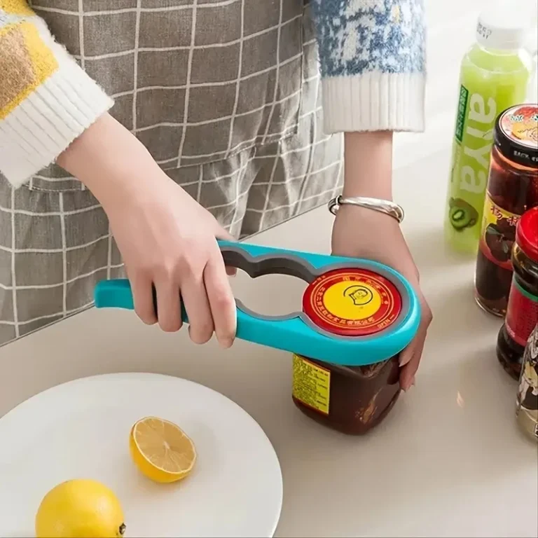 4-in-1 Ergonomic Jar & Bottle Opener for Weak Hands
