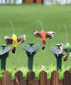 Solar Powered Flying Hummingbird Garden Ornament