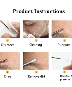 Professional 5-Piece Blackhead & Blemish Extractor Kit
