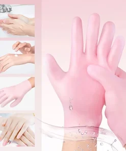 Hydrating Silicone Spa Gloves for Dry & Cracked Hands