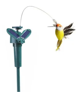 Solar Powered Flying Hummingbird Garden Ornament