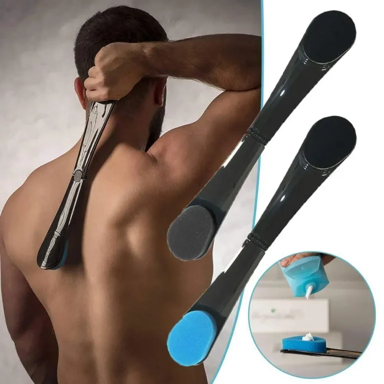 Ergonomic Long-Handled Back Lotion & Sunscreen Applicator