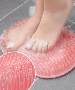 Silicone Foot & Back Scrubber with Anti-Slip Suction Cups